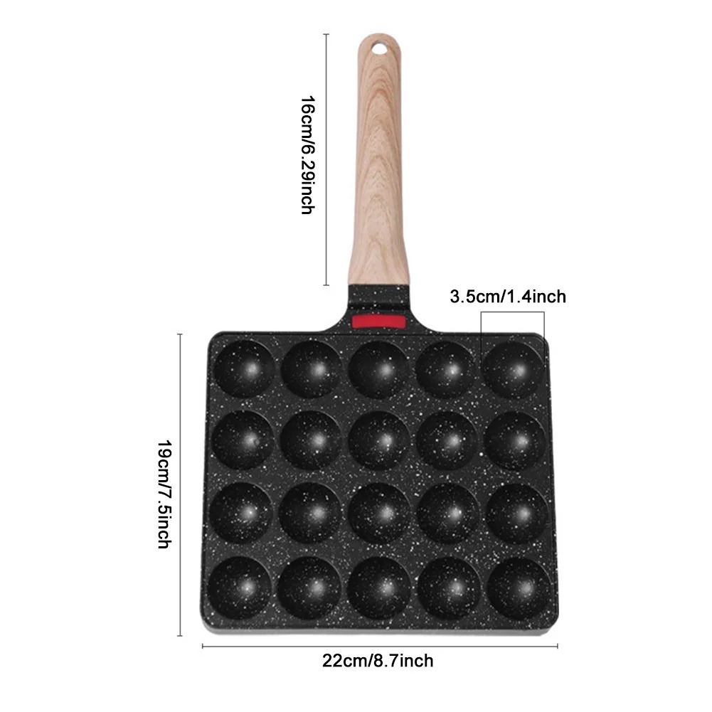 Sartén para Takoyaki con 20 Mo - Takoyaki Grill Plate reseña y precio