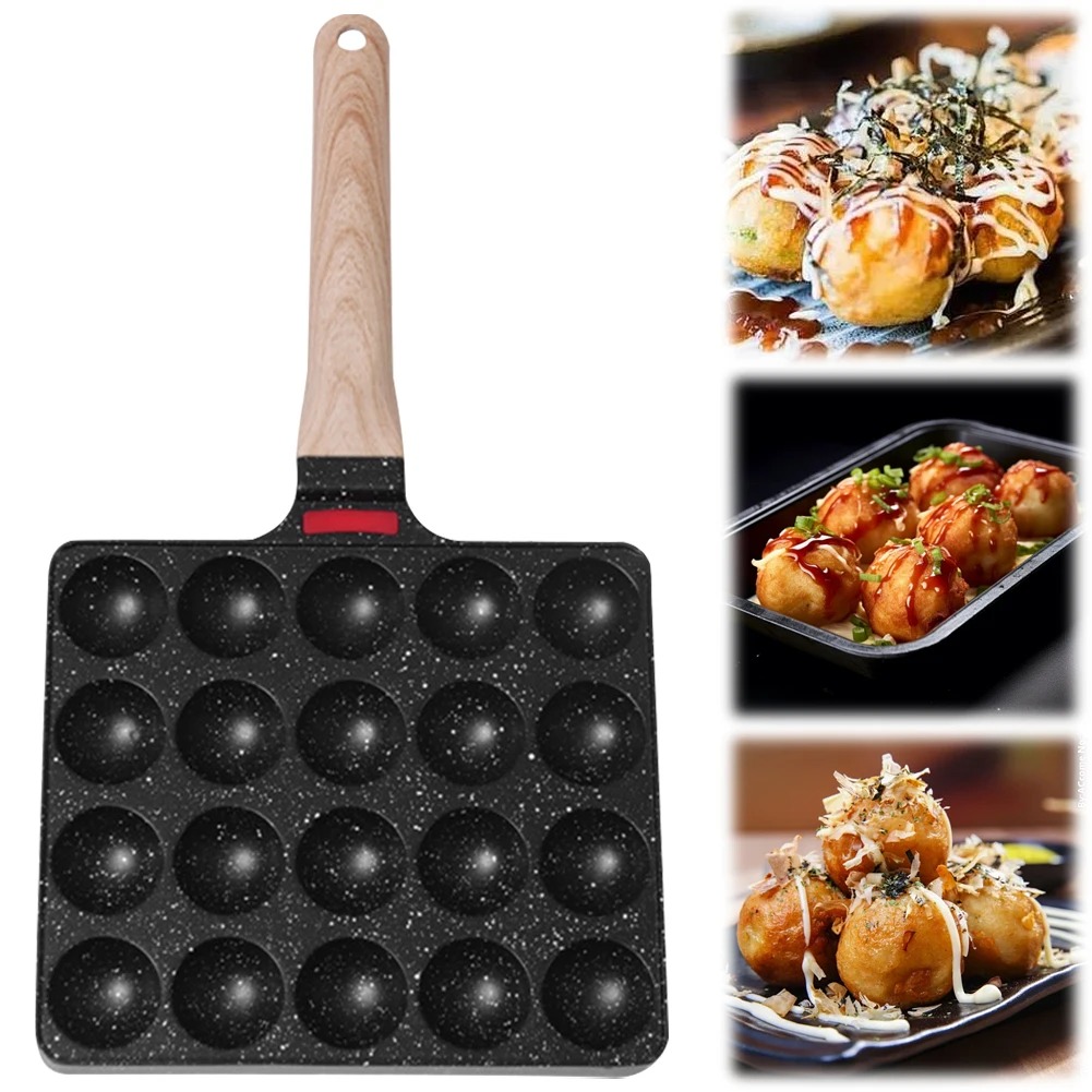 Sartén para Takoyaki con 20 Mo - Takoyaki Grill Plate reseña y precio