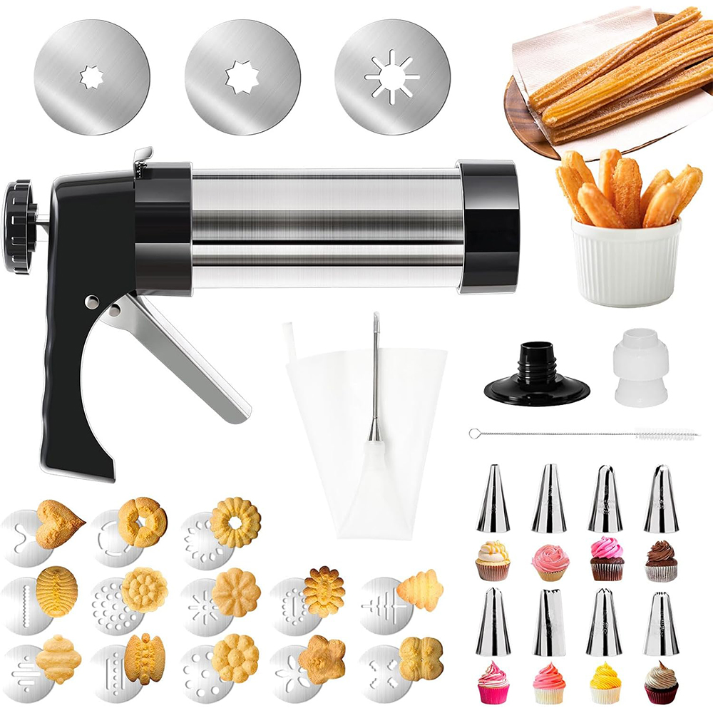 LMETJMA Kit 3 en 1 para Hacer  - Churros Maker Gun reseña y precio